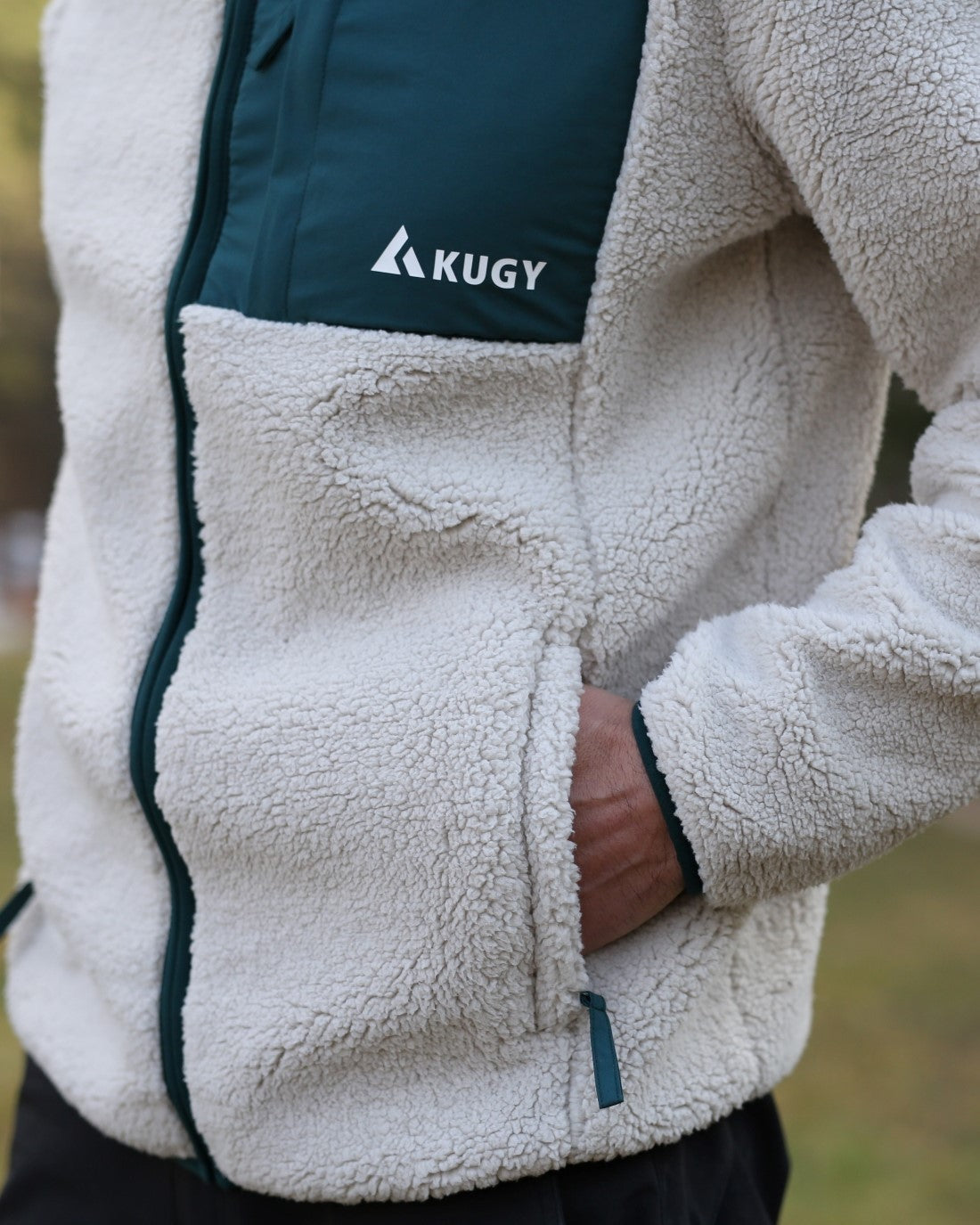 Pánska mikina Sherpa Fleece Alpine Green