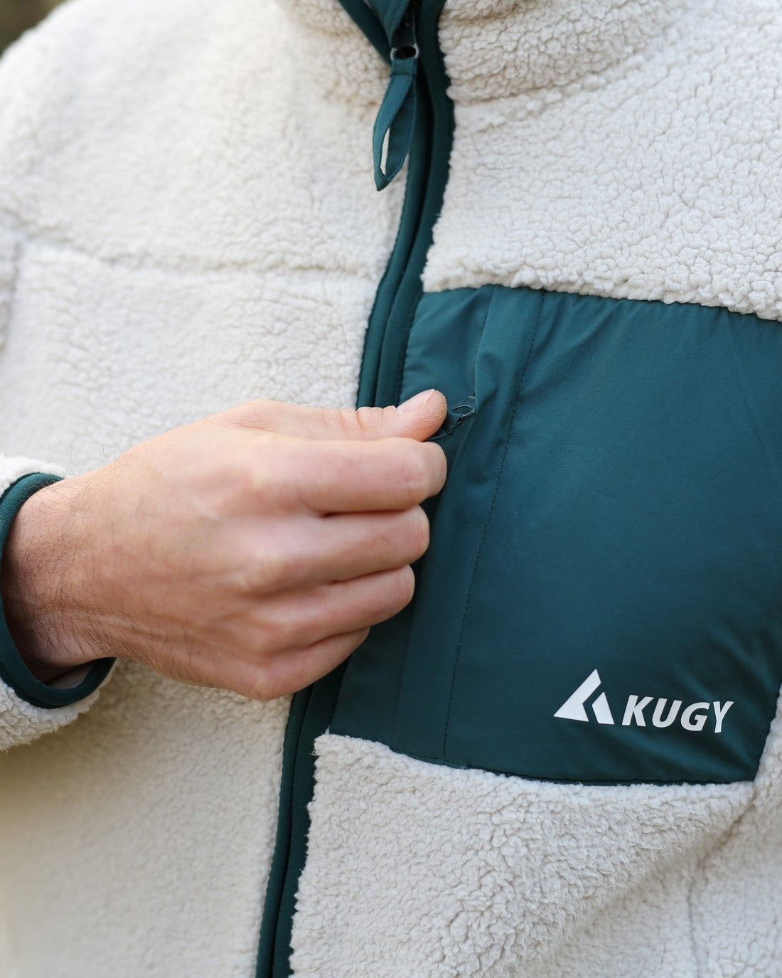 Pánska mikina Sherpa Fleece Alpine Green