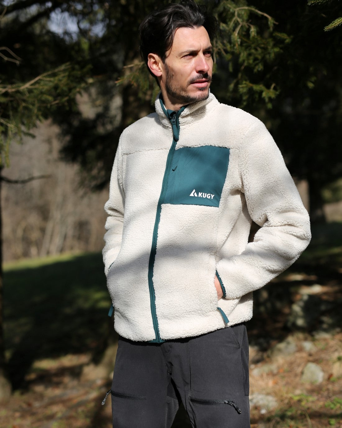 Pánska mikina Sherpa Fleece Alpine Green