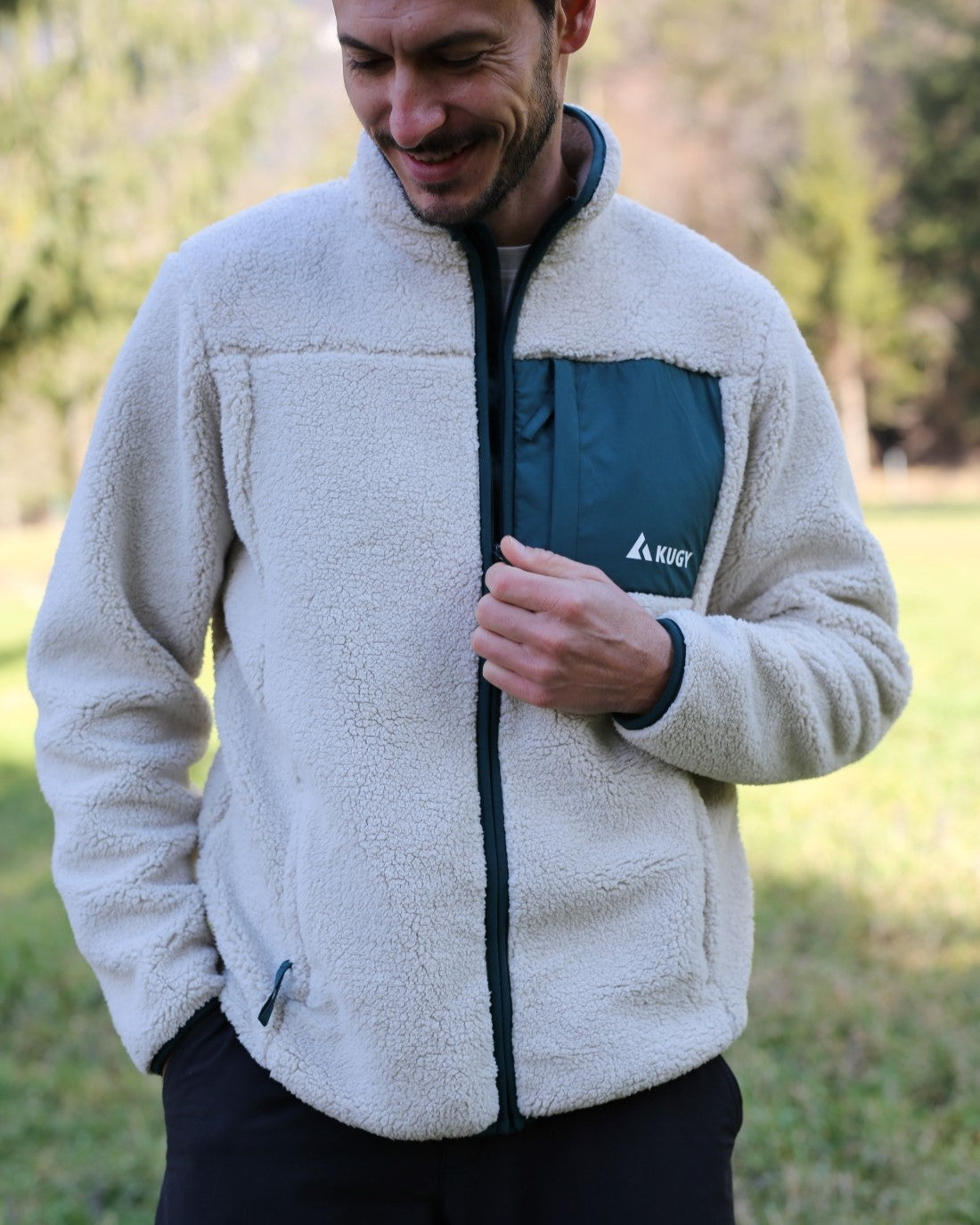 Pánska mikina Sherpa Fleece Alpine Green