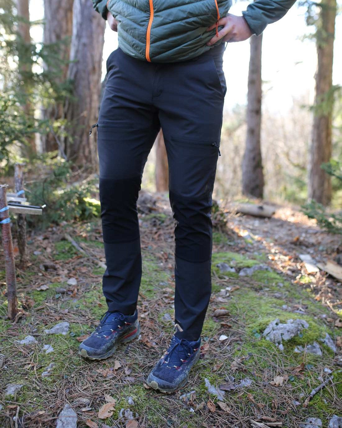 Pánske turistické nohavice 365 Black