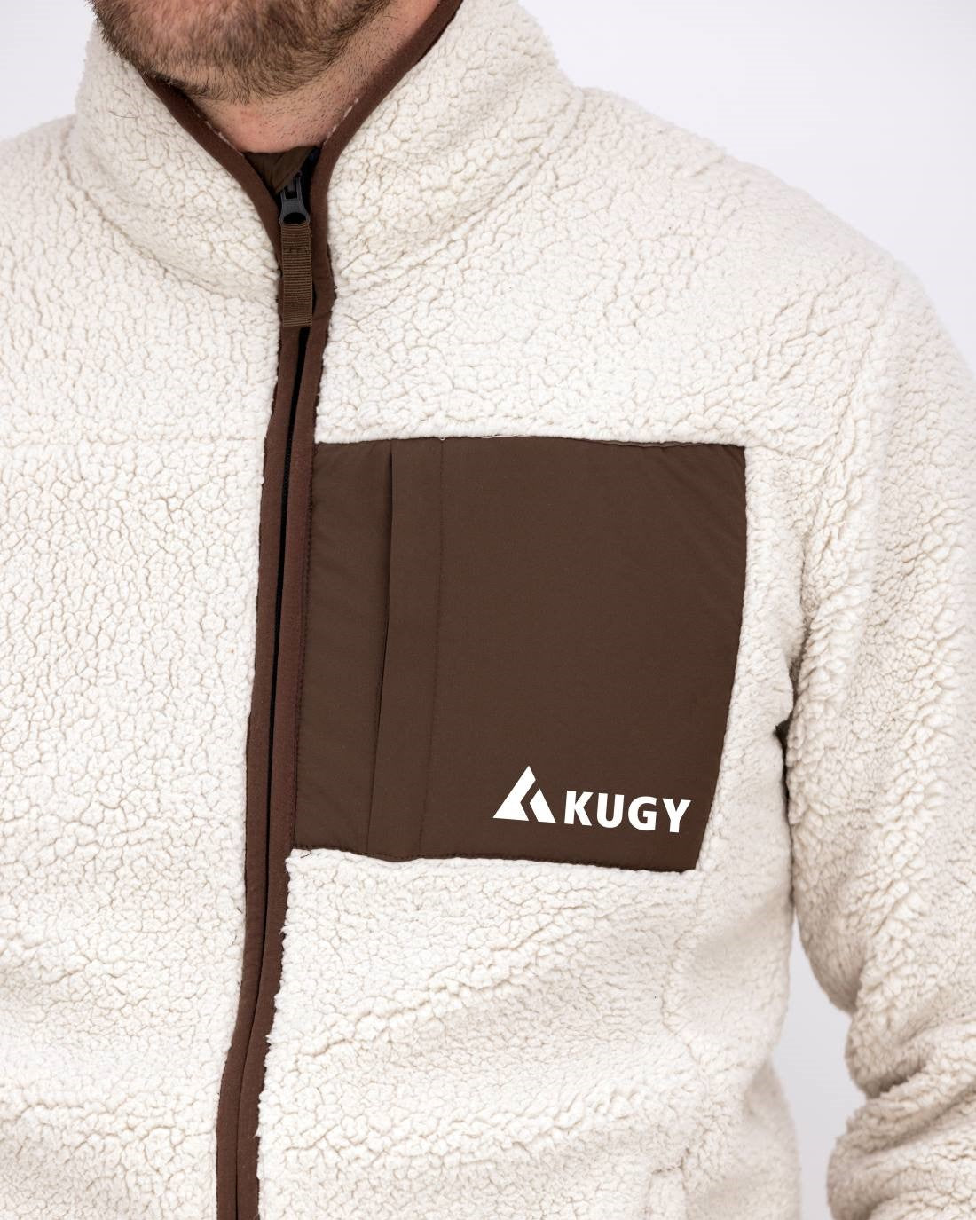 Pánska mikina Sherpa Fleece Alpine Brown