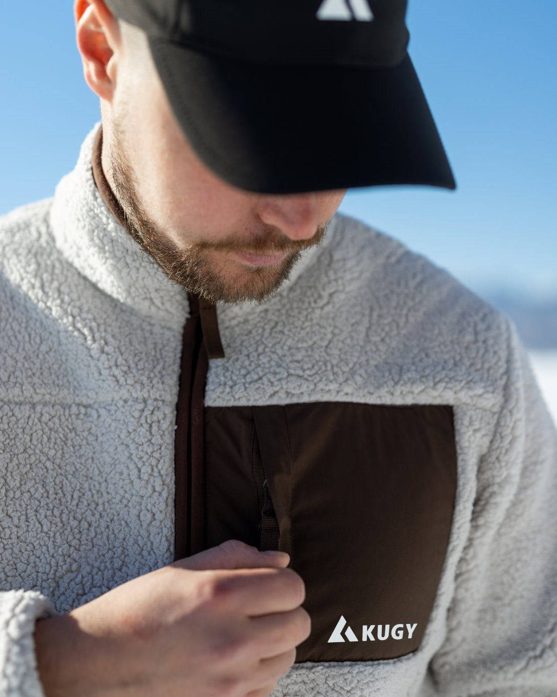 Pánska mikina Sherpa Fleece Alpine Brown