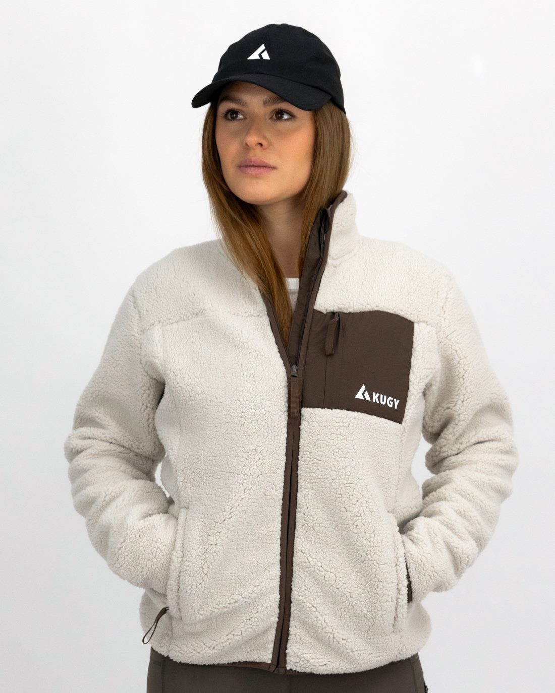 Dámska mikina Sherpa Fleece Alpine Brown