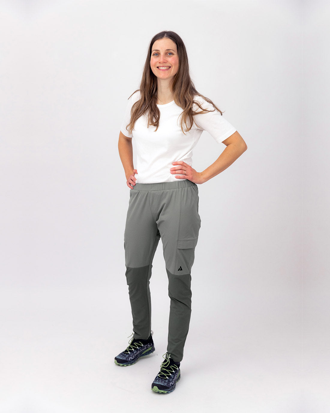 Dámske turistické nohavice Trek Olive Green